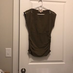 Michael Kors Olive Green Top